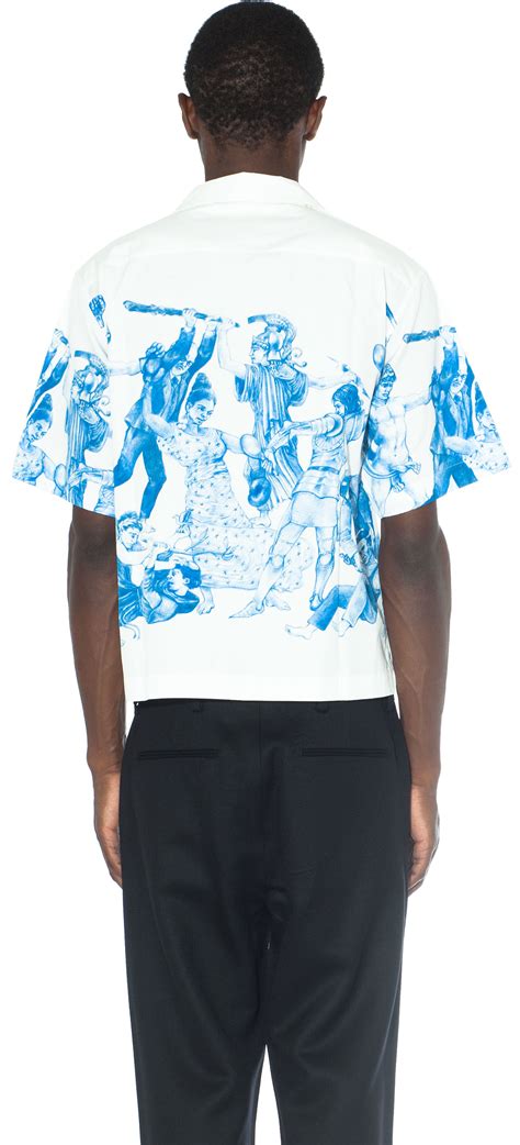 prada blue monkey tshirt|Men's T.